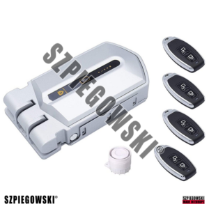 Zamek elektroniczny Niewidoczny z alarmem Kolor Srebrny